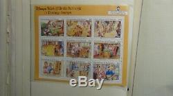 WW Disney stamp collection in Scott INT'L album with 1,200 or so stamps'98