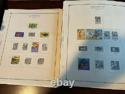 WW HUGE STACK ALBUM PAGES Lots of STAMPS REMAINDERS FROM MANY COLLECTIONS