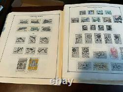 WW HUGE STACK ALBUM PAGES Lots of STAMPS REMAINDERS FROM MANY COLLECTIONS