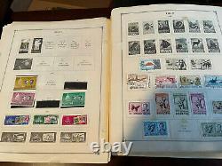 WW HUGE STACK ALBUM PAGES Lots of STAMPS REMAINDERS FROM MANY COLLECTIONS