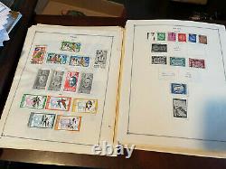 WW HUGE STACK ALBUM PAGES Lots of STAMPS REMAINDERS FROM MANY COLLECTIONS