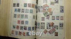 WW collection in 2 volumes Scott intl to 49 est 15-16K PLUS or so stamps