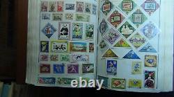 WW huge collection in Harris album est many 1000s or so stamps It to Pi