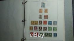 WW stamp collection in 10 Vol. Homemade albums With 7,500 stamps