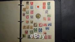 WW stamp collection in 10 Vol. Homemade albums With 7,500 stamps