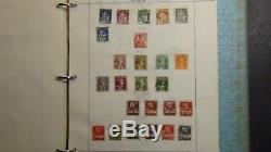 WW stamp collection in 10 Vol. Homemade albums With 7,500 stamps