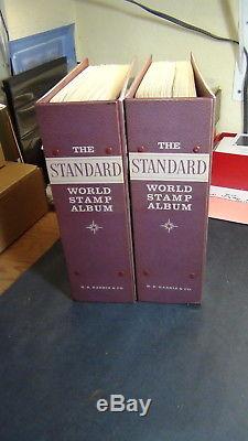 WW stamp collection in 2 Vol. Harris Standard album in great shape to'71