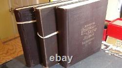 WW stamp collection in 3 Vol Brown Scott Int'l albums with4,100 most pre 1900