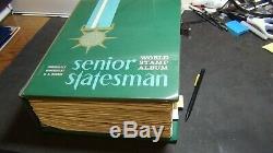 WW stamp collection in Harris Senior Statesman album withest. Many, many 1,000's