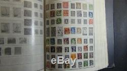 WW stamp collection in Harris album with 1,000s or so stamps R to Z