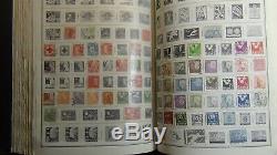 WW stamp collection in Harris album with 1,000s or so stamps R to Z