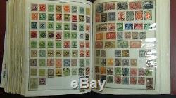 WW stamp collection in Huge loaded Citation album with est. 25-30k stamps A J
