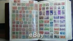 WW stamp collection in Huge loaded Minkus album with est. Many 1,000s stamps A G