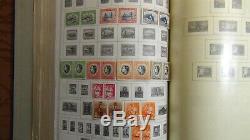 WW stamp collection in Minkus Comprehensive album with 1,000s or so stamps to'53