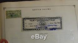 WW stamp collection in Scott Int'l album 1924 copyright with 3,200 stamps