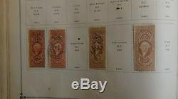 WW stamp collection in Scott Int'l album 1933 copyright with 2,200 stamps /worm
