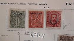 WW stamp collection in Scott Int'l album with est 7,800 DWI to Italian Cols