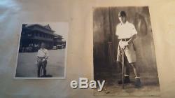 WW2 Imperial Japanese Picture Album South Pacific 102 Photo Stamp Decorated Rare