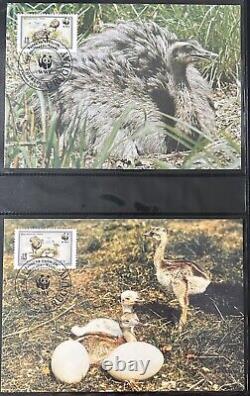 WWF Conservation Stamp Collection presented in Luxury Album 100 Stamps of FDC