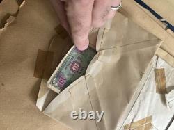 WWII US James A. Elliott Scrapbooks + Photo Albums Extensive, Insignia, Coins