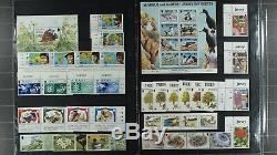 Weeda Jersey Collection in KABE album, nearly complete, MNH 1958-2002 CV $1594+