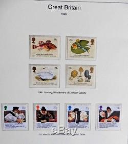 Westminster collection QE Deluxe Stamp Album GB Mint UM Decimal 1971-1989