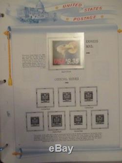 White Ace US Regular stamps album collection with binders (1847 2017)