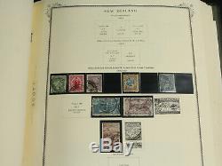 Wonderful New Zealand Scott Specialty Stamp Album Packed 1855-1986 BOB, Early ++