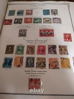 Wonderful United States stamp collection in Scott album 1850s forward. Huge! HCV