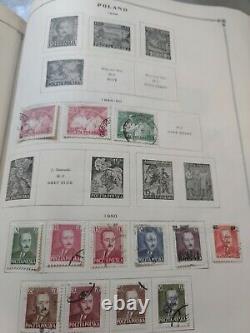 Wonderful worldwide stamp collection in Scott international album. 1940s forward