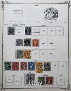 World Antique Stamp Collection in 1908 Scott International Album