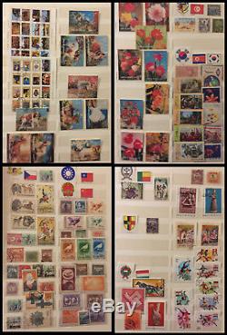 World Collection Album Stockbook 1600 Stamps from 1880 to 1980