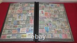 World Collection In 3 Stockbooks Approx 4700 Stamps