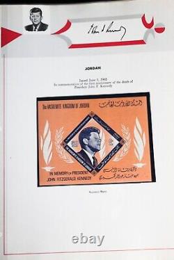 World John F Kennedy JFK MNH Stamp Collection in Specialized Album