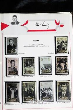 World John F Kennedy JFK MNH Stamp Collection in Specialized Album