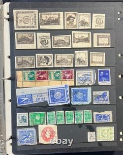 World Locals Revenues Back of Book Seals Stamp Collection Album Mint&Used ZAYIX