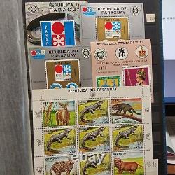 World MNH Stamp Collection accumulation lot in 48 paged stockbook