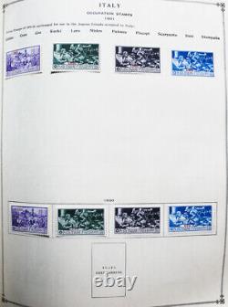 World Part 1 Stamp Collection Pre-1939 in 2 HUGE Scott International Albums