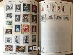 World Postage Stamp Collection Statesman Deluxe Album 1880s to 1970s Hinged Sort