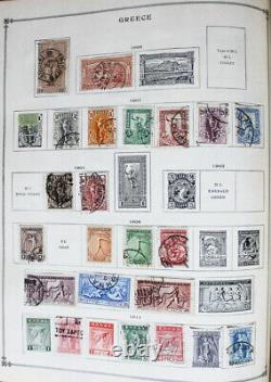 World Pre-1940 Stamp Collection A-Z in Old Scott International Album