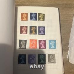 World Stamp Album Collection Vintage With Over 2000 Stamps 6 Albums 70s