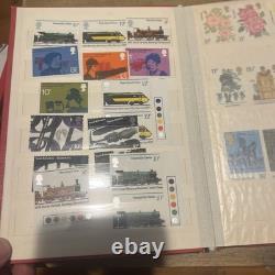 World Stamp Album Collection Vintage With Over 2000 Stamps 6 Albums 70s