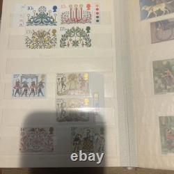 World Stamp Album Collection Vintage With Over 2000 Stamps 6 Albums 70s