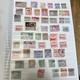 World Stamp Album- Over 400 Vtg Stamps- Usa/cz/ussr/europe Etc. Philatelist Look