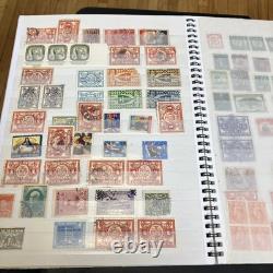 World Stamp Album- over 400 Vtg Stamps- USA/CZ/USSR/Europe etc. Philatelist LOOK