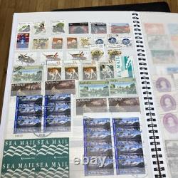 World Stamp Album- over 400 Vtg Stamps- USA/CZ/USSR/Europe etc. Philatelist LOOK