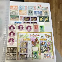 World Stamp Album- over 400 Vtg Stamps- USA/CZ/USSR/Europe etc. Philatelist LOOK