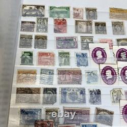 World Stamp Album- over 400 Vtg Stamps- USA/CZ/USSR/Europe etc. Philatelist LOOK