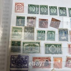 World Stamp Album- over 400 Vtg Stamps- USA/CZ/USSR/Europe etc. Philatelist LOOK