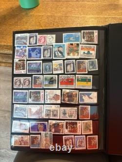 World Stamp Collection over 1,000 Stamps In Two Books Over 50 Countries